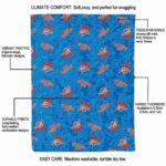 oklahoma city thunder diehard fans blue blanket best selling