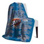 oklahoma city thunder fan pride blue blanket top rated