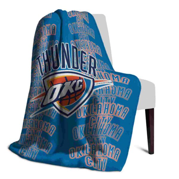 oklahoma city thunder fan pride blue blanket top rated