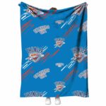 oklahoma city thunder fan spirit blue blanket best selling