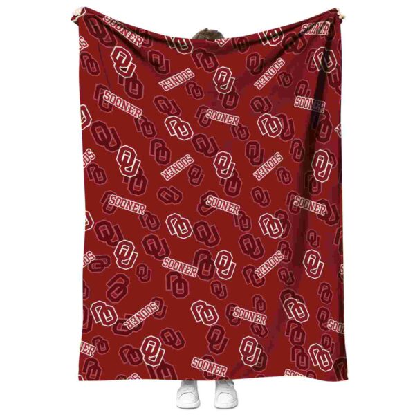 oklahoma sooners diehard fans crimson blanket best selling