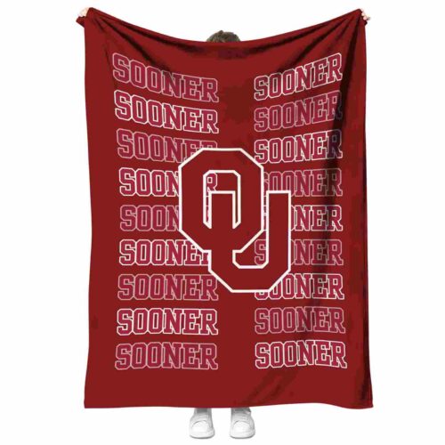 oklahoma sooners fan pride crimson blanket best selling
