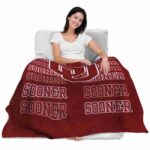 oklahoma sooners fan pride crimson blanket best selling