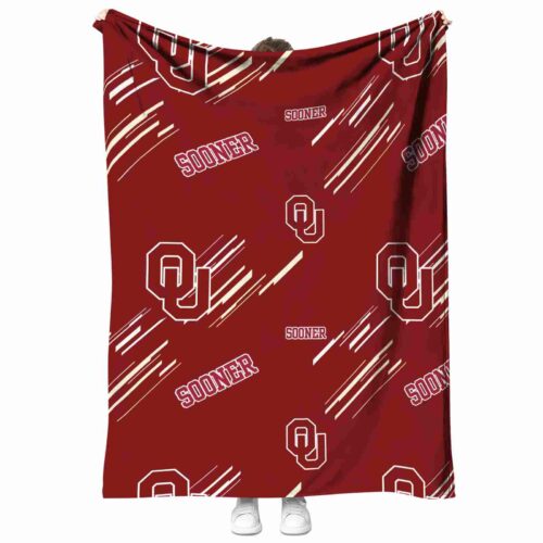 oklahoma sooners fan spirit crimson blanket best selling