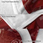 oklahoma sooners fan spirit crimson blanket premium grade