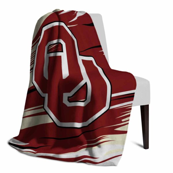 oklahoma sooners paint streaks crimson white blanket top rated