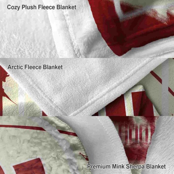 oklahoma sooners splatter effect crimson blanket premium grade