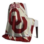 oklahoma sooners splatter effect crimson blanket top rated