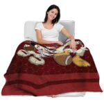 oklahoma sooners three musketeers crimson blanket best selling