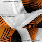 oklahoma state cowboys diagonal stripes orange blanket premium grade