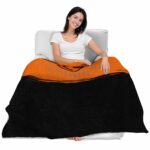 oklahoma state cowboys gradient dots orange blanket best selling