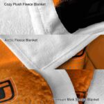 oklahoma state cowboys gradient dots orange blanket best selling