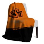 oklahoma state cowboys gradient dots orange blanket best selling