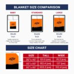 oklahoma state cowboys gradient dots orange blanket best selling