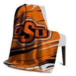 oklahoma state cowboys paint streaks orange white blanket top rated