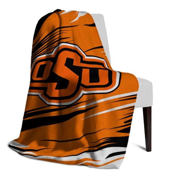 oklahoma state cowboys paint streaks orange white blanket top rated
