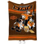 oklahoma state cowboys three musketeers orange blanket best selling