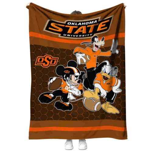 oklahoma state cowboys three musketeers orange blanket best selling