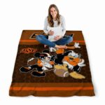 oklahoma state cowboys three musketeers orange blanket best selling