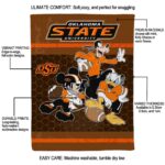 oklahoma state cowboys three musketeers orange blanket best selling