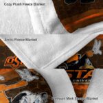 oklahoma state cowboys three musketeers orange blanket best selling