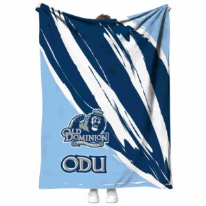 old dominion monarchs brushstrokes blue white blanket best selling