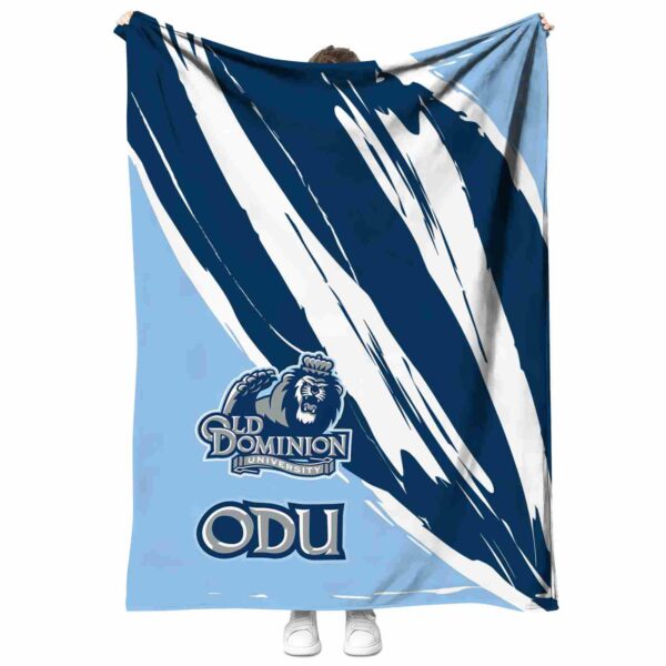 old dominion monarchs brushstrokes blue white blanket best selling
