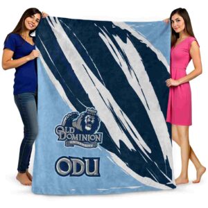 old dominion monarchs brushstrokes blue white blanket fashion forward