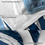 old dominion monarchs brushstrokes blue white blanket premium grade