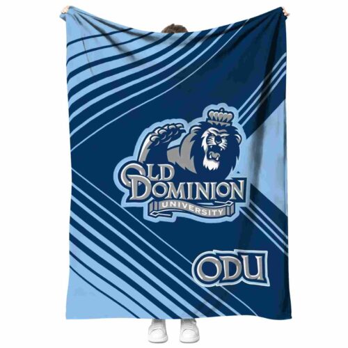old dominion monarchs diagonal stripes blue blanket best selling