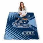 old dominion monarchs diagonal stripes blue blanket best selling