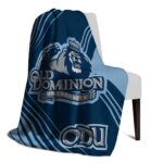 old dominion monarchs diagonal stripes blue blanket best selling