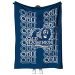 old dominion monarchs fan pride blue blanket best selling