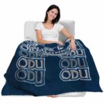 old dominion monarchs fan pride blue blanket best selling