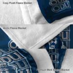 old dominion monarchs fan pride blue blanket best selling