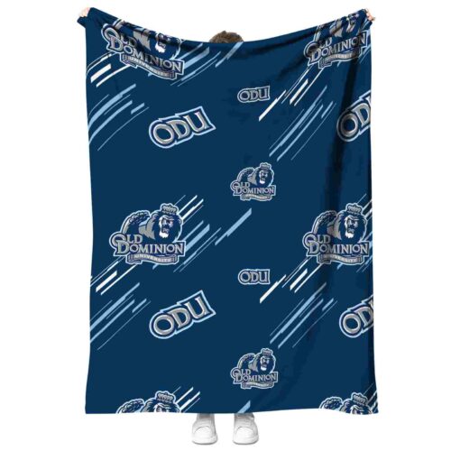 old dominion monarchs fan spirit blue blanket best selling
