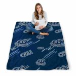 old dominion monarchs fan spirit blue blanket best selling