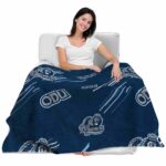 old dominion monarchs fan spirit blue blanket best selling