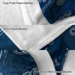 old dominion monarchs fan spirit blue blanket best selling