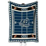Old Dominion Monarchs Football Field Blue Blanket 1 old dominion monarchs football field blue blanket best selling