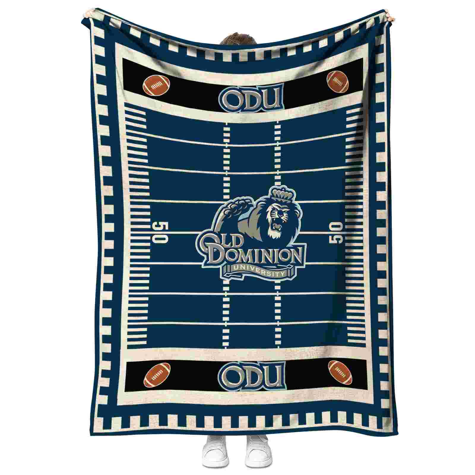 old dominion monarchs football field blue blanket best selling old dominion monarchs football field blue blanket best selling