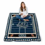 old dominion monarchs football field blue blanket best selling