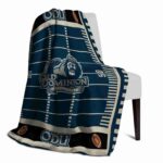 old dominion monarchs football field blue blanket best selling