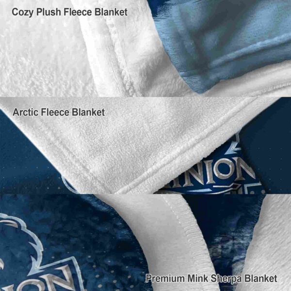 old dominion monarchs gradient dots blue blanket premium grade