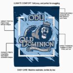old dominion monarchs splatter effect blue blanket new arrival