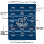 old dominion monarchs striped pattern blue blanket new arrival