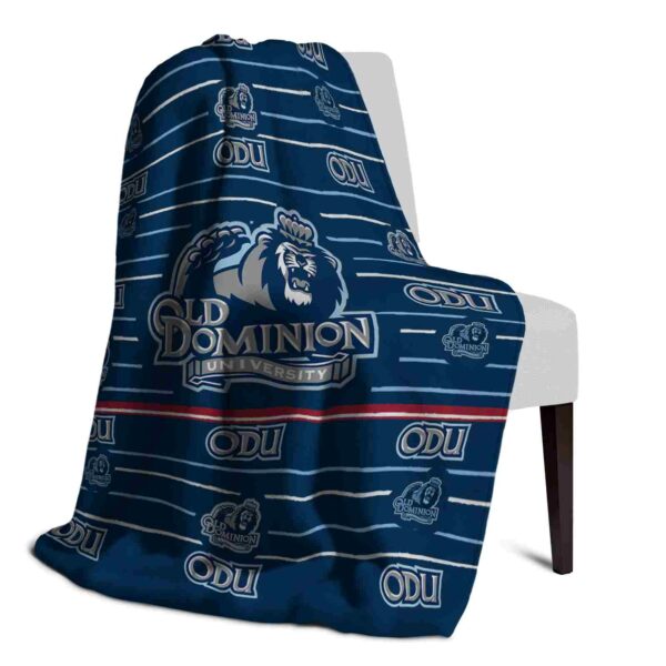 old dominion monarchs striped pattern blue blanket top rated