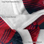 ole miss rebels diagonal stripes red blanket best selling