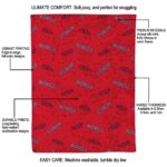 ole miss rebels diehard fans red blanket best selling