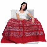 ole miss rebels fan pride red blanket best selling